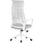 Компьютерное кресло Tilda сетка, белый/светло-серый 65x60x118 см - Фото 5