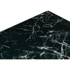 Стол стеклянный Иматра МДФ/камень, мрамор черный 80x140x76 см - Фото 3