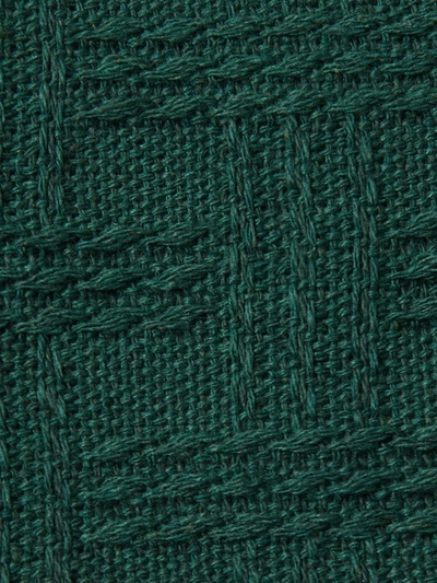 Плед с бахромой «Этель» Emerald, 130×180 см, жаккард