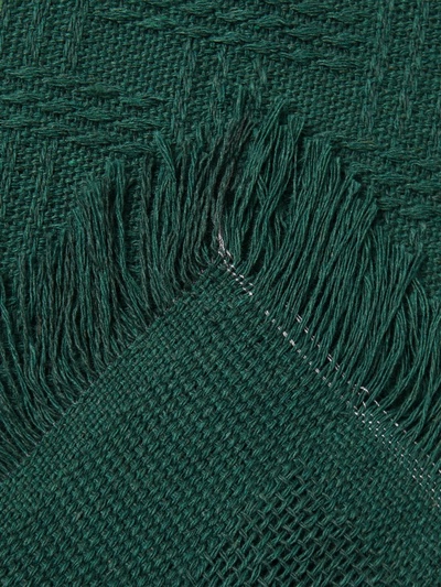 Плед с бахромой «Этель» Emerald, 130×180 см, жаккард