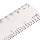 УЦЕНКА Линейка 30 см, пластик, прозрачная - Фото 2