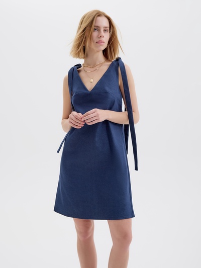 Сарафан женский MINAKU: Jeans Collection, синее, размер 48