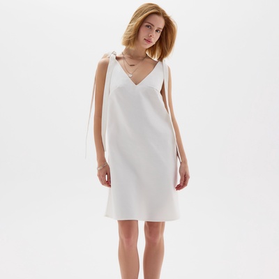 Сарафан женский MINAKU: Jeans Collection, молочное, размер 46