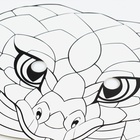 Маска карнавальная новогодняя «Раскраска», на Новый год, 26,3 х 18,8 см (комплект 10 шт) - фото 25336124