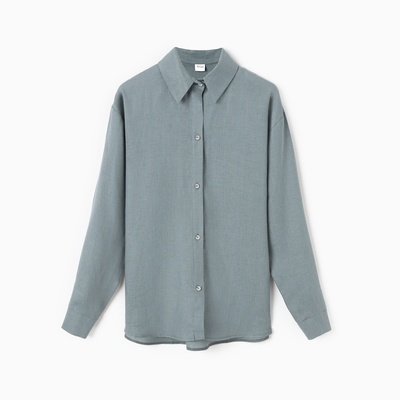 Рубашка женская MINAKU: Safari, цвет зелёный, размер 42