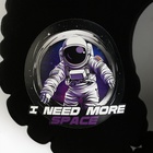 Подушка для путешествий надувная Space, чёрная - Фото 3