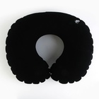 Подушка для путешествий надувная Space, чёрная - Фото 5