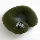 Подушка для путешествий надувная «Победа», зелёная - Фото 4