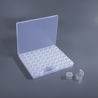 Органайзер для хранения мелочей, 56 ячеек, 21×17.2×2.5 см, прозрачный - Фото 2