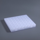 Органайзер для хранения мелочей, 56 ячеек, 21×17.2×2.5 см, прозрачный - Фото 5