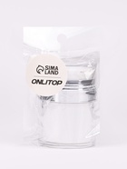 Бутылочка для хранения, с дозатором, 30 мл, белая, серебристая - Фото 6