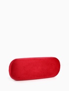 Футляр для очков на хлопушке, однотонный, размер 16×6×2 см, красный - Фото 5
