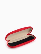 Футляр для очков на хлопушке, однотонный, размер 16×6×2 см, красный - Фото 6