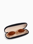 Футляр для очков на хлопушке, однотонный, размер 16×6×2 см, чёрный - Фото 2