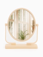 Зеркало настольное, овальное, 12.5×15.5 см, (9.5×12 см), бежевое - Фото 2
