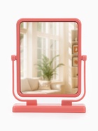 Зеркало настольное, зеркальная поверхность 9.5×12 см, розовое - Фото 2