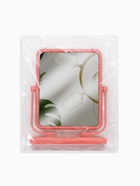 Зеркало настольное, зеркальная поверхность 9.5×12 см, розовое - Фото 3