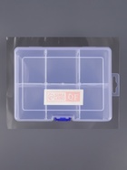 Органайзер для хранения мелочей, 6 ячеек, 16.5×12×5.8 см, прозрачный - Фото 6