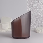 Подставка для хранения косметики, 3 секции, 17.5×13×13 см, чёрная, розовая - Фото 2