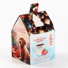 Чай новогодний чёрный в коробке-домик «Чудес», со вкусом: клубничный десерт, 50 г. - Фото 5