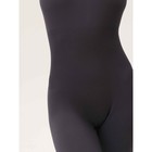 Боди комбинезон женский на широких брелетелях в рубчик Mirey Body-Jumpsuit Large Shoulder, размер 44-46, цвет графит - Фото 6