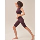 Велосипедки женские в рубчик Mirey Short Leggings, размер 42-44, цвет джем - Фото 2