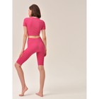 Велосипедки женские в рубчик Mirey Short Leggings, размер 46-48, цвет розовый - Фото 3