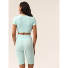 Велосипедки женские в рубчик Mirey Short Leggings, размер 44-46, цвет ментол - Фото 3