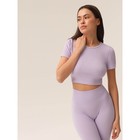 Велосипедки женские в рубчик Mirey Short Leggings, размер 44-46, цвет пурпур - Фото 6