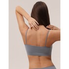 Топ женский на тонких бретелях Mirey Top Spalla Stretta, размер 44-46, цвет серый - Фото 2