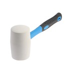 Киянка ТУНДРА, фиберглассовая рукоятка, белая резина, 750 г - Фото 4