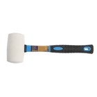 Киянка ТУНДРА, фиберглассовая рукоятка, белая резина, 750 г - Фото 5