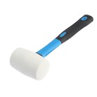 Киянка ТУНДРА, фиберглассовая рукоятка, белая резина, 260 г - Фото 2