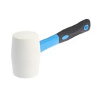 Киянка ТУНДРА, фиберглассовая рукоятка, белая резина, 260 г - Фото 4