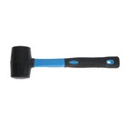 Киянка ТУНДРА, фиберглассовая рукоятка, черная резина, 220 г - Фото 3