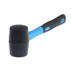 Киянка ТУНДРА, фиберглассовая рукоятка, черная резина, 220 г - Фото 4