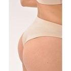 Трусы бразилиано женские Mirey, размер 48, цвет телесный - Фото 2