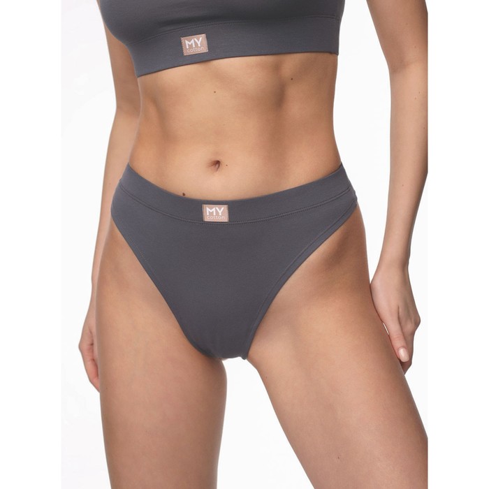 Трусы бразилиано женские Mirey, размер 48, цвет серый - Фото 1