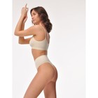 Трусы стринги женские с фактурой рубчик Mirey String, размер 46-48, цвет пломбир - Фото 2