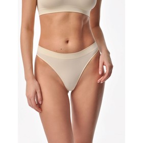 Трусы женские бразилиано с фактурой рубчик Mirey Brasiliano, размер 46-48, цвет пломбир