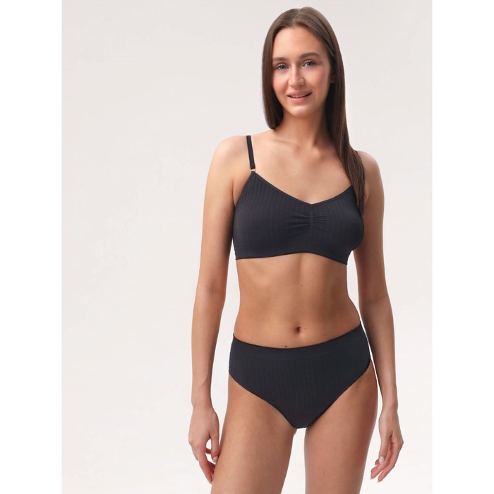 

Трусы слипы женские с плетением «цепочка» Mirey Slip Chain, размер 44-46, цвет чёрный