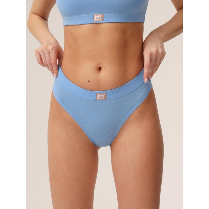 Трусы слипы женские Mirey, размер 44, цвет голубой - Фото 1