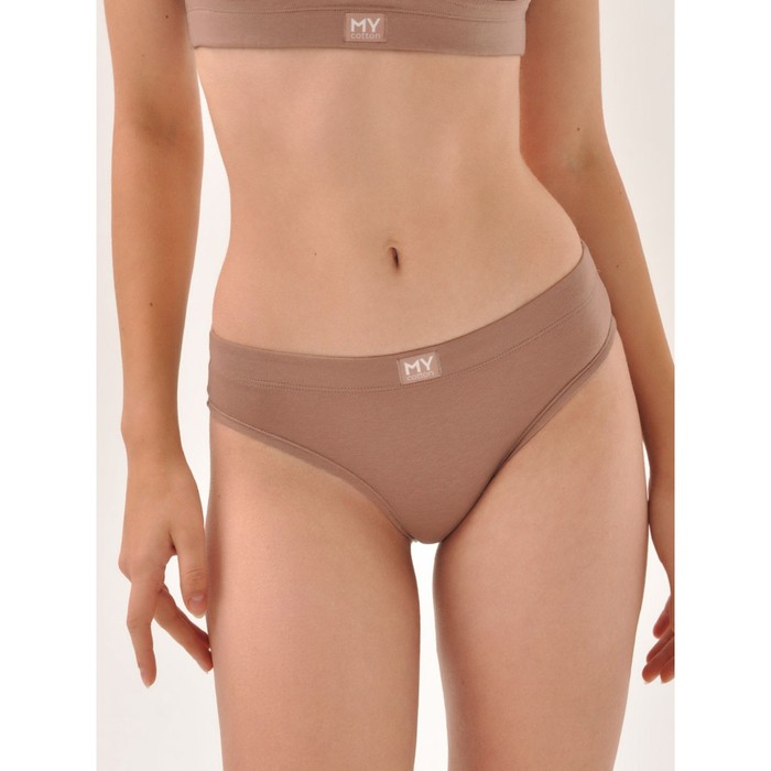 Трусы слипы женские Mirey, размер 50, цвет коричневый - Фото 1