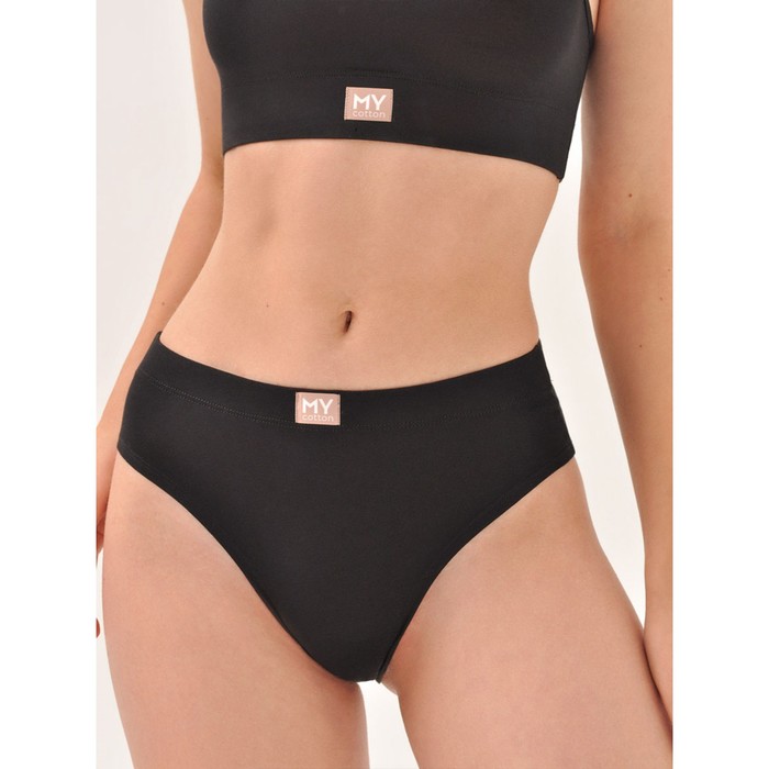 Трусы слипы женские Mirey, размер 44, цвет чёрный - Фото 1