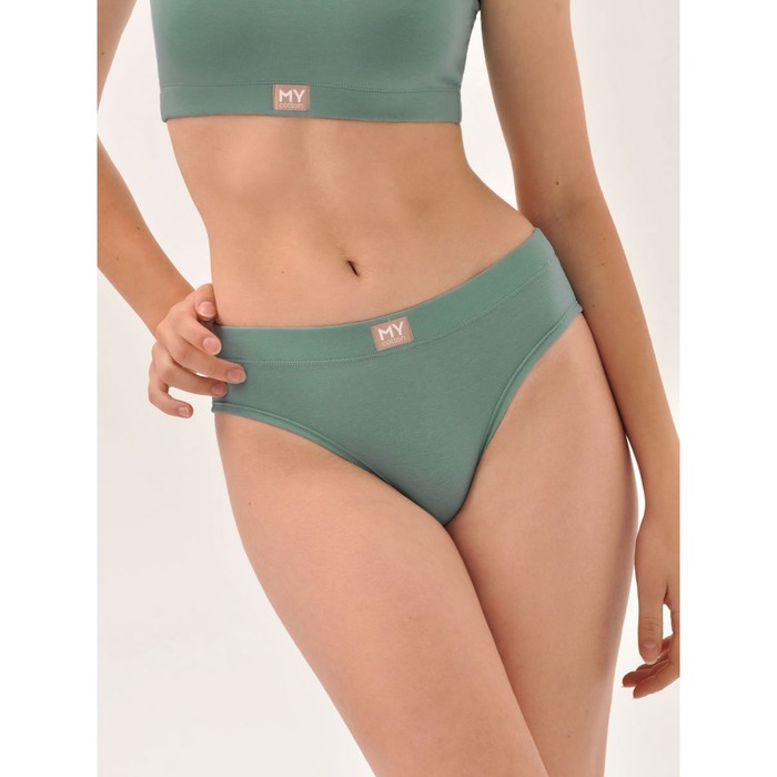 Трусы слипы женские Mirey, размер 46, цвет зелёный - Фото 1