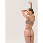 Трусы стринги с высокой посадкой Mirey, размер 46, цвет коричневый - Фото 4