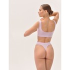 Трусы стринги с высокой посадкой Mirey, размер 48, цвет лиловый - Фото 4