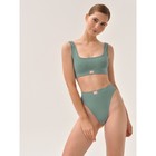 Трусы стринги с высокой посадкой Mirey, размер 48, цвет зелёный - Фото 3