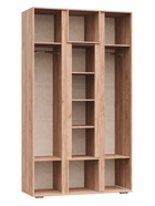 Шкаф трехстворчтатый, 1200х2120х500 мм, МС РЭД-1  крафт белый - фото 31488796