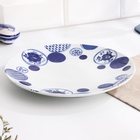 Тарелка "Романс мозаика", д-240мм, нео гжель - фото 25309106